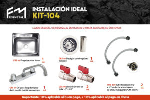 KIT-104 INSTALACIÓN IDEAL